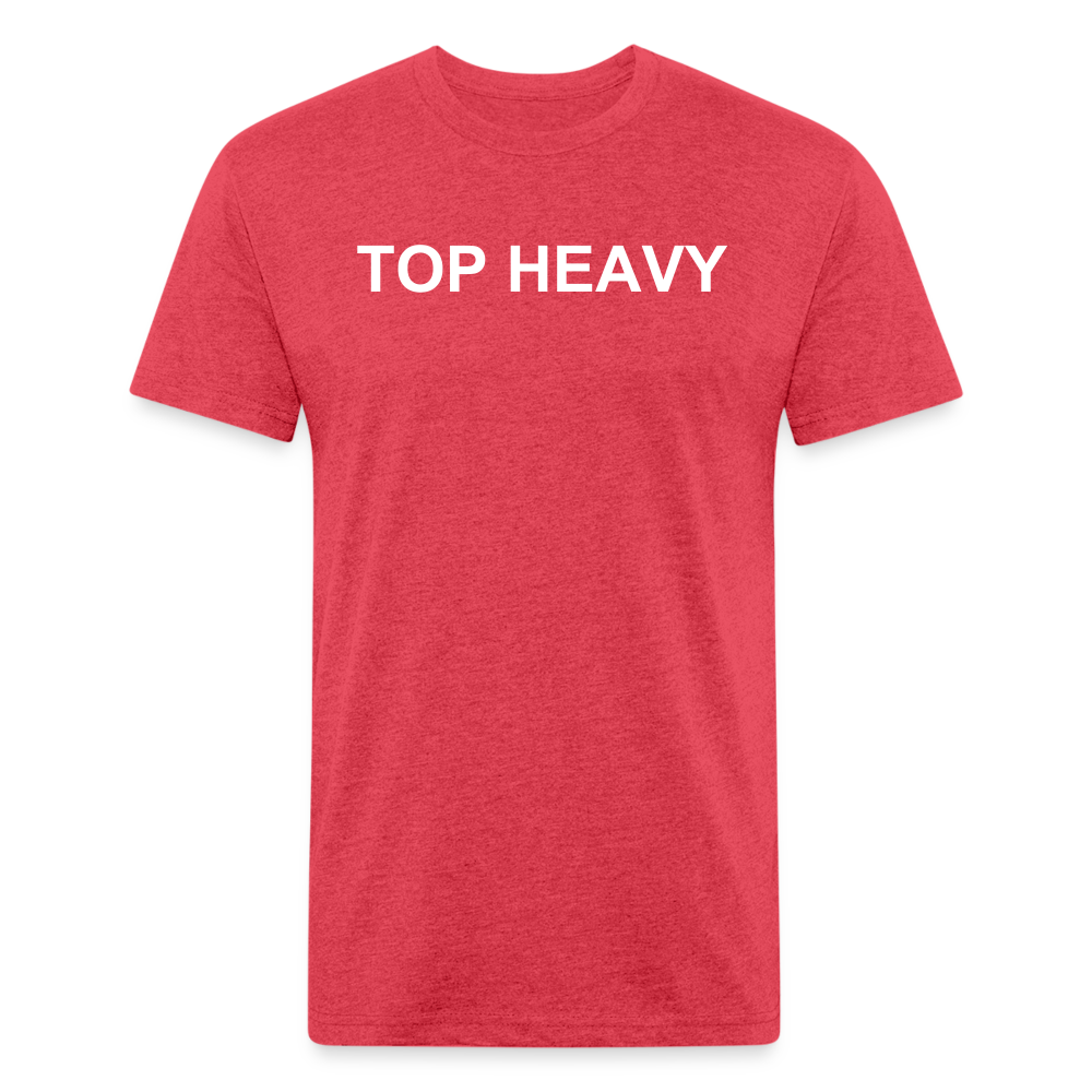 Fitted T-Shirt - heather red