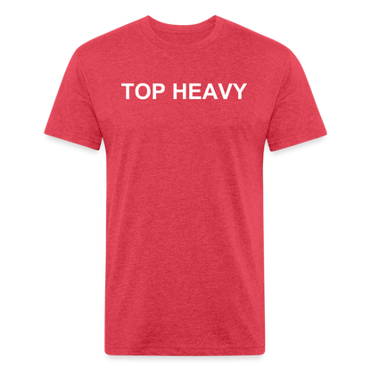 Fitted T-Shirt - heather red