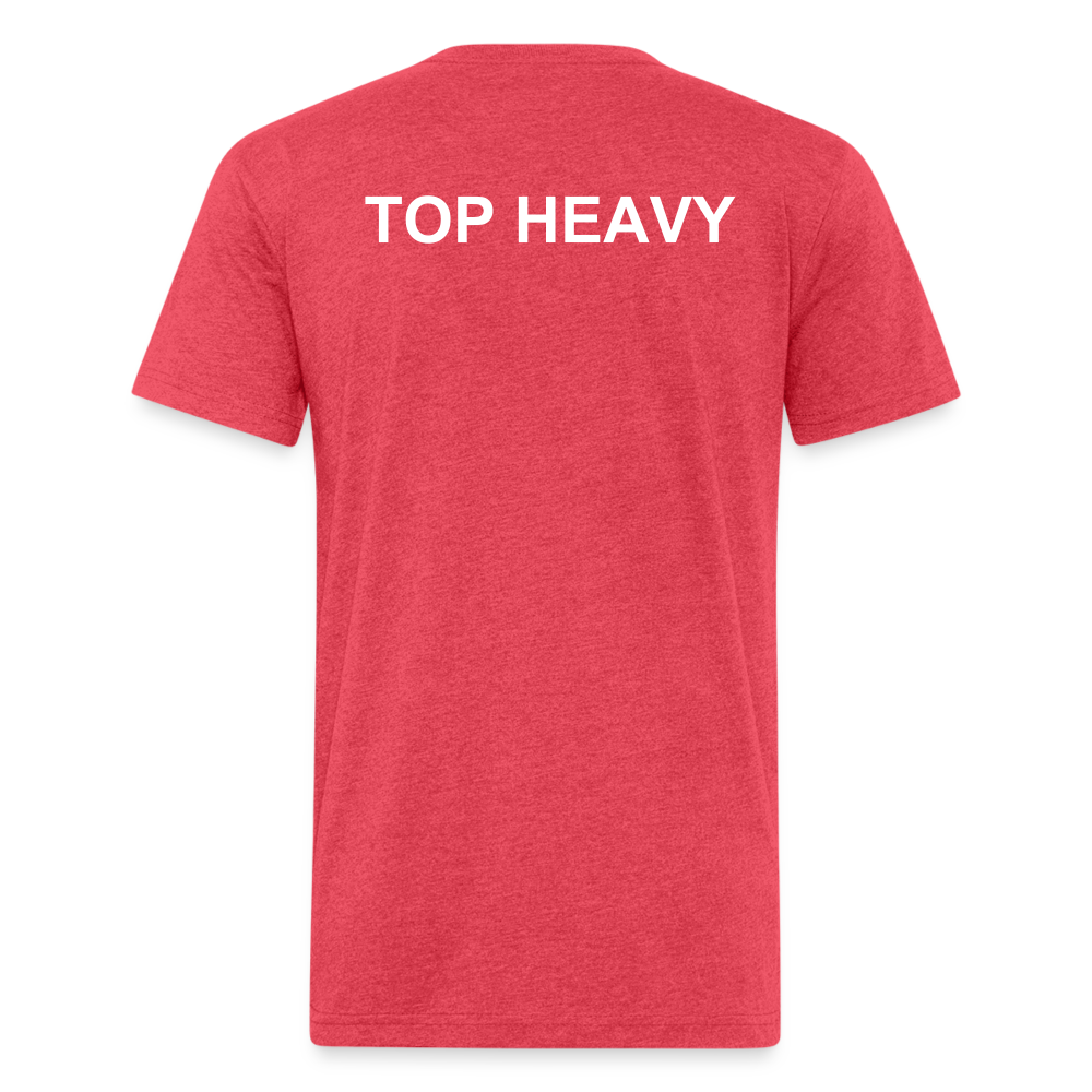 Fitted T-Shirt - heather red