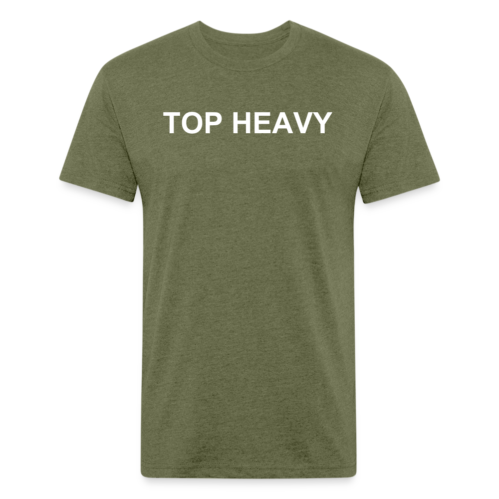 Fitted T-Shirt - heather military green