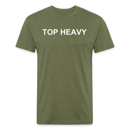 Fitted T-Shirt - heather military green