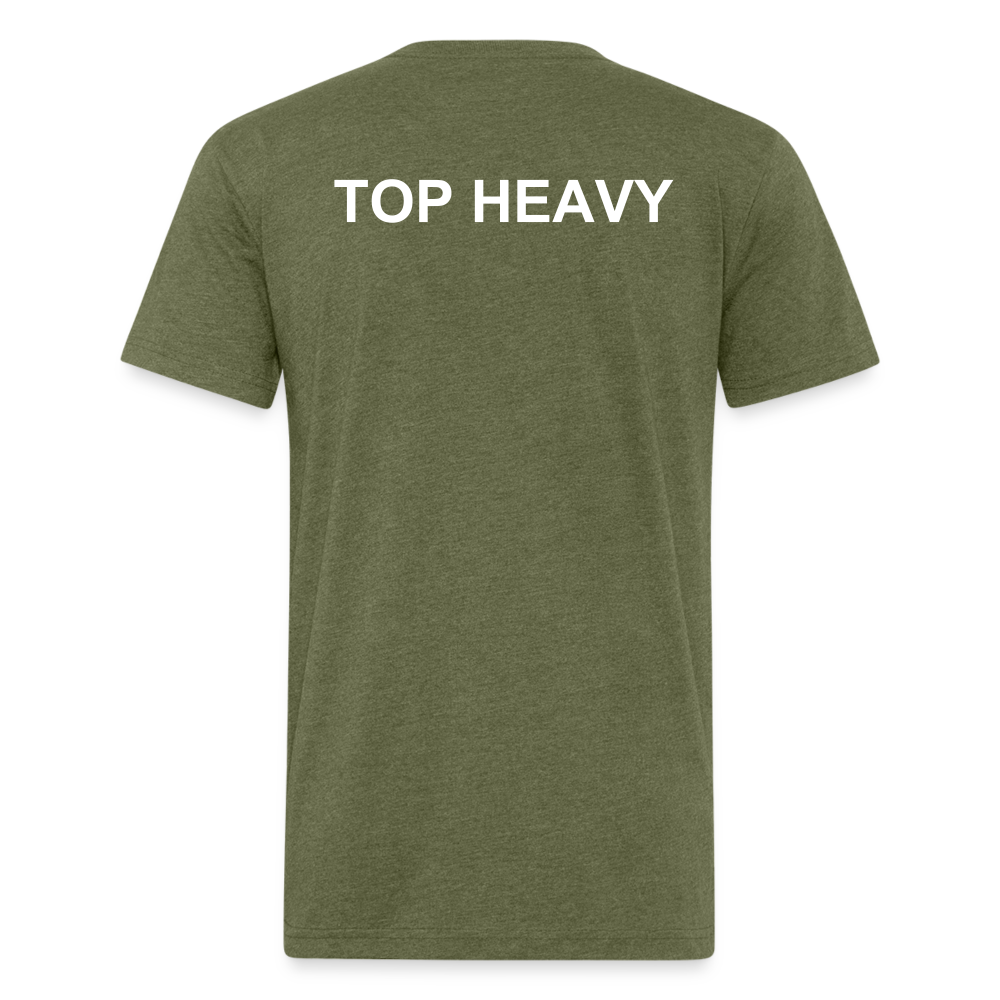 Fitted T-Shirt - heather military green