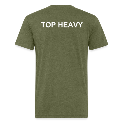 Fitted T-Shirt - heather military green