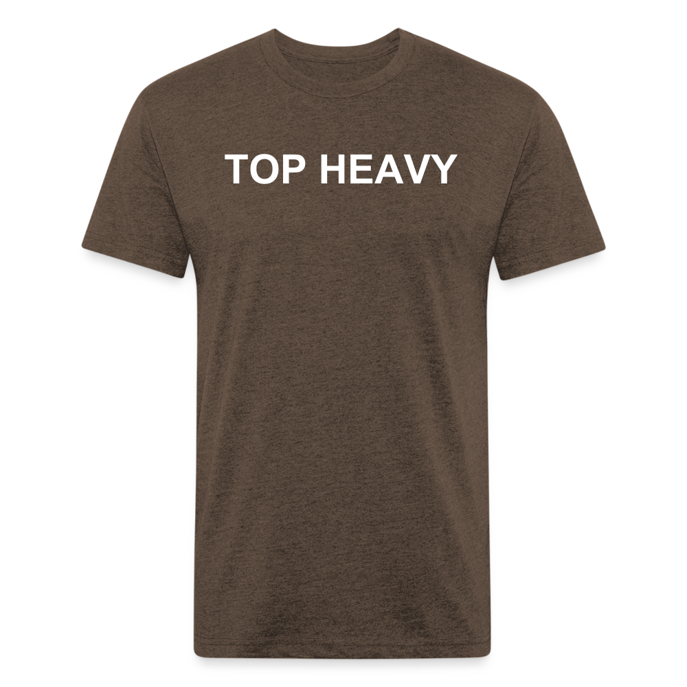 Fitted T-Shirt - heather espresso