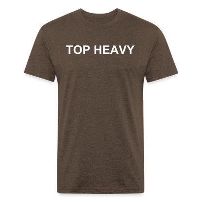 Fitted T-Shirt - heather espresso