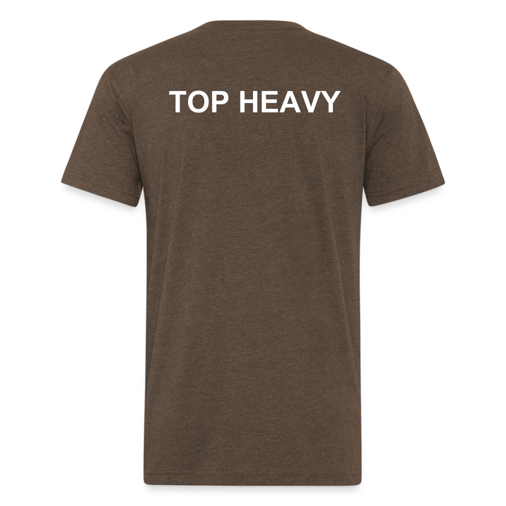 Fitted T-Shirt - heather espresso