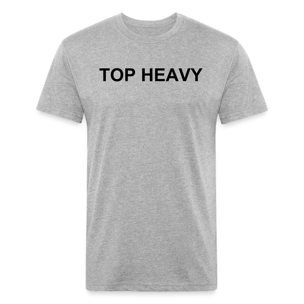 Fitted T-Shirt - heather gray