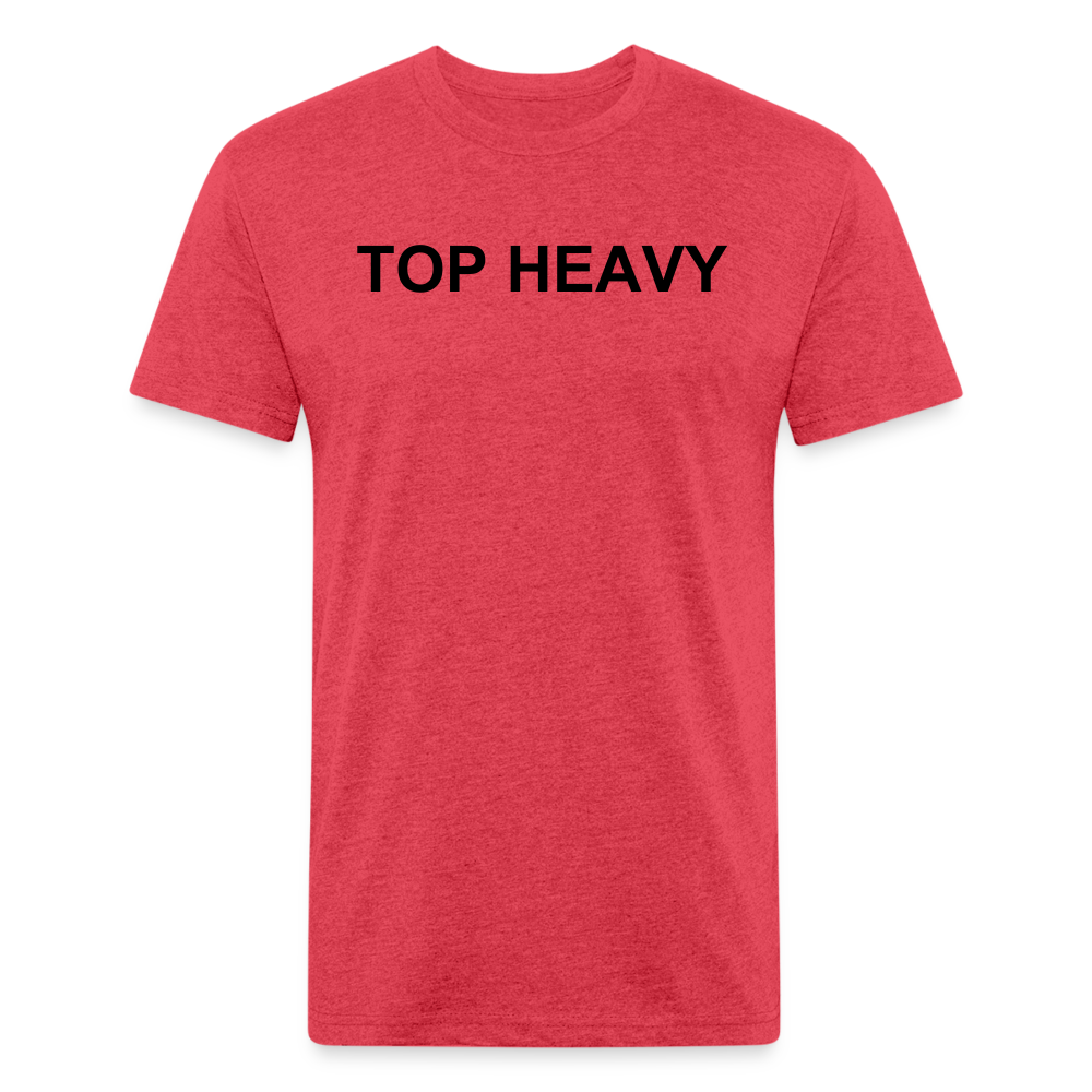 Fitted T-Shirt - heather red