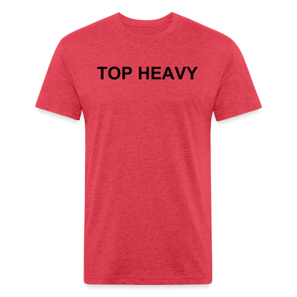 Fitted T-Shirt - heather red