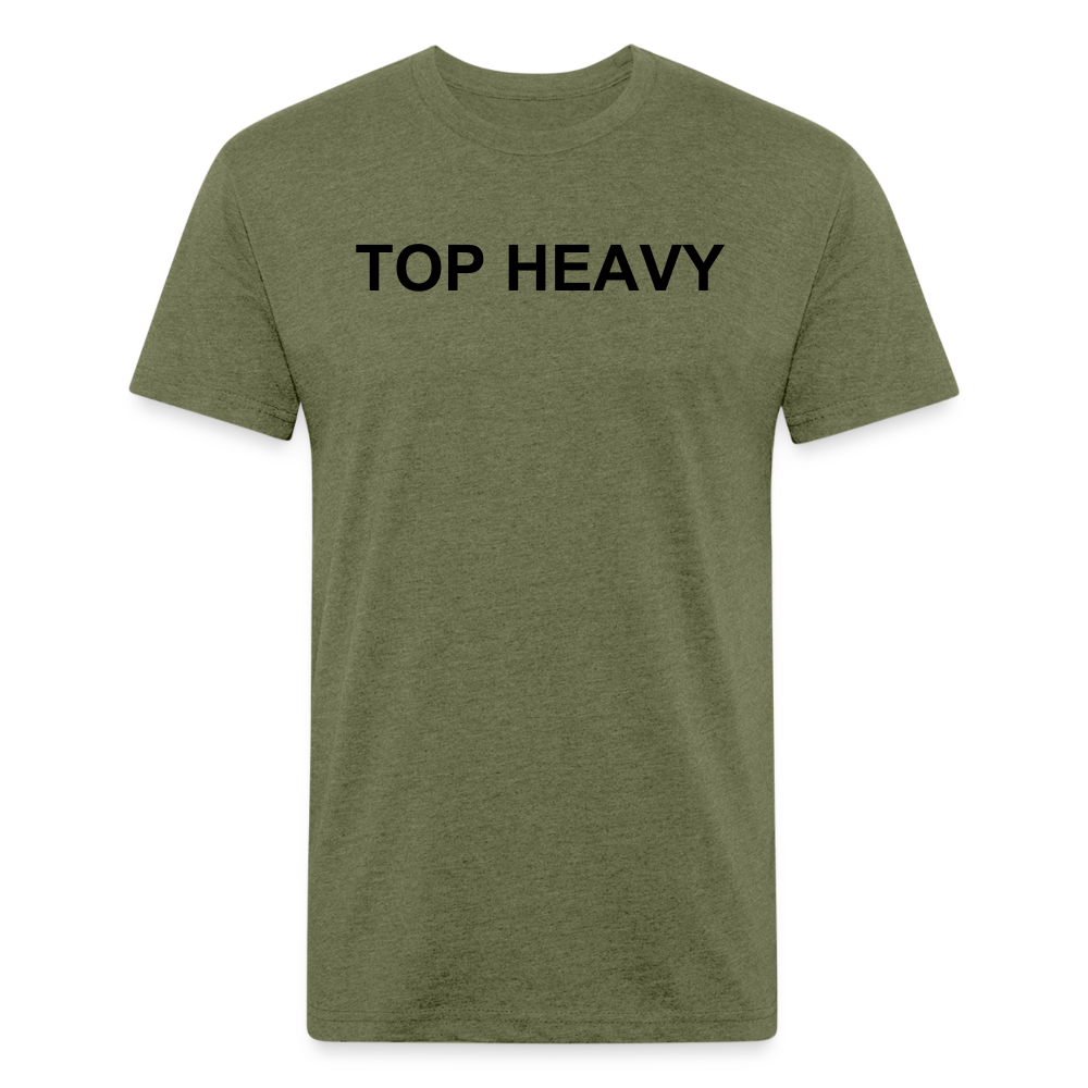 Fitted T-Shirt - heather military green