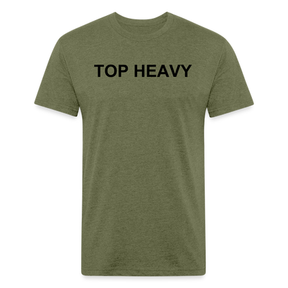 Fitted T-Shirt - heather military green