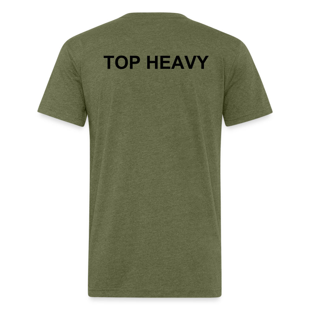 Fitted T-Shirt - heather military green