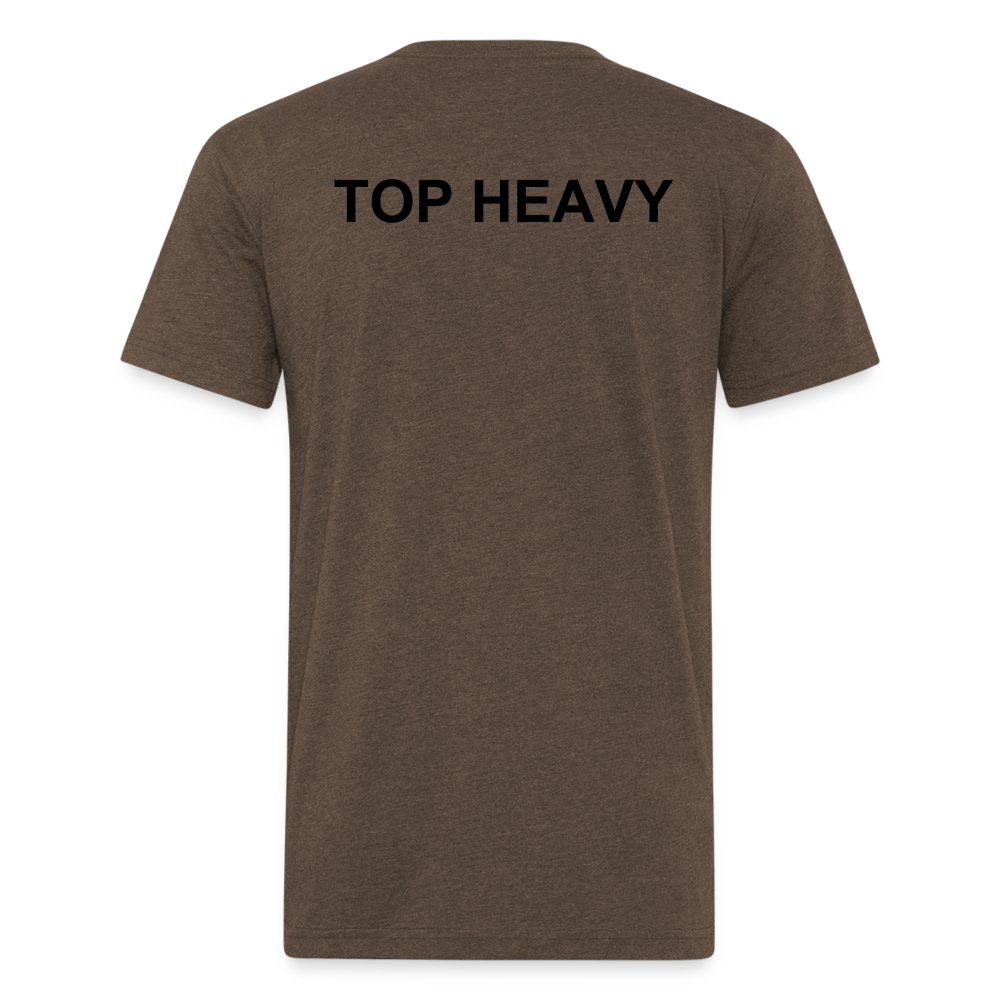 Fitted T-Shirt - heather espresso