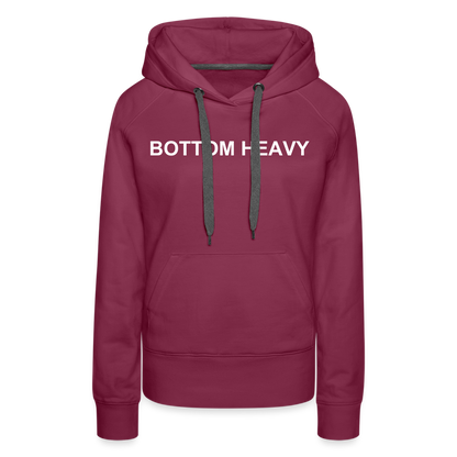 Women’s Premium Hoodie BH - burgundy