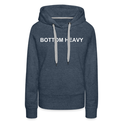 Women’s Premium Hoodie BH - heather denim