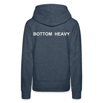 Women’s Premium Hoodie BH - heather denim