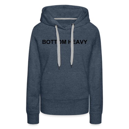 Women’s Premium Hoodie BH - heather denim