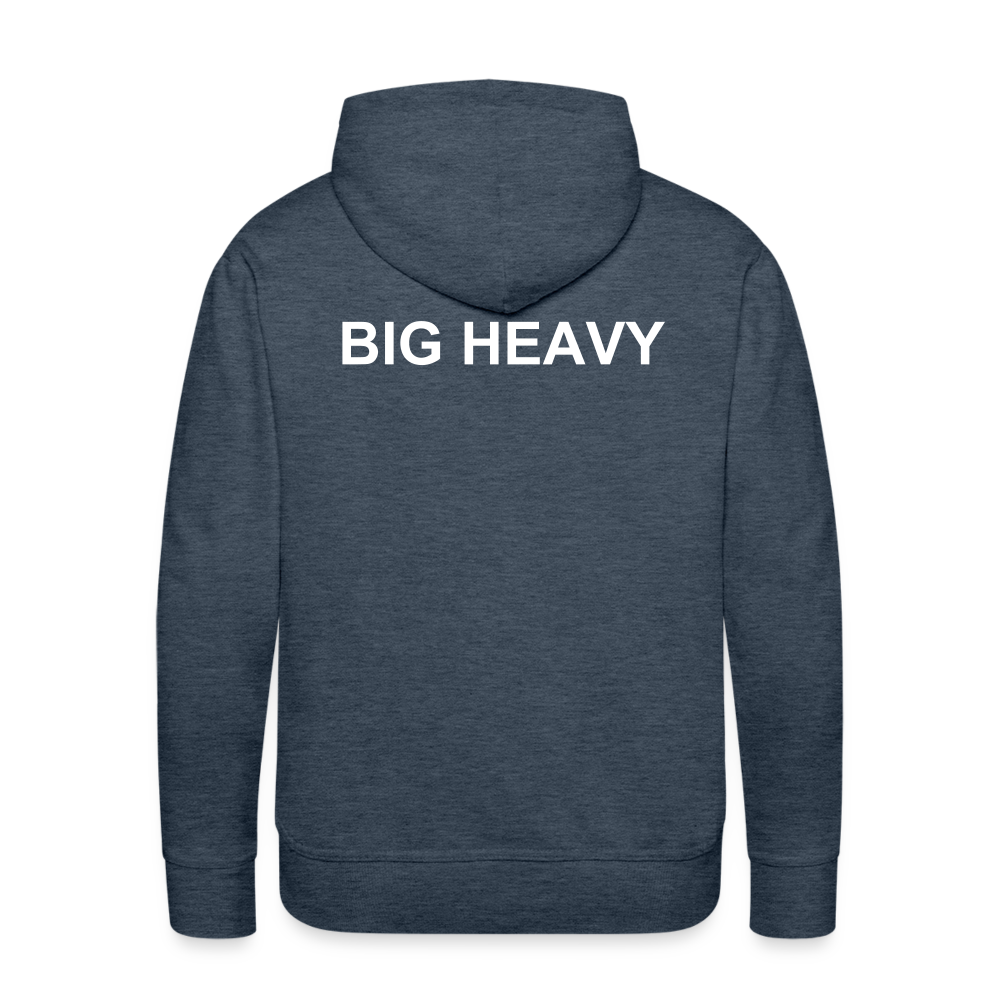 Men’s Premium Hoodie BH - heather denim