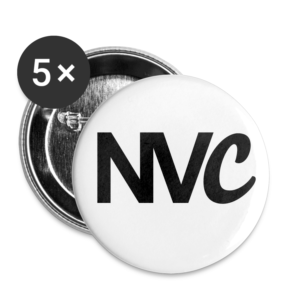 Buttons (5-pack) - white