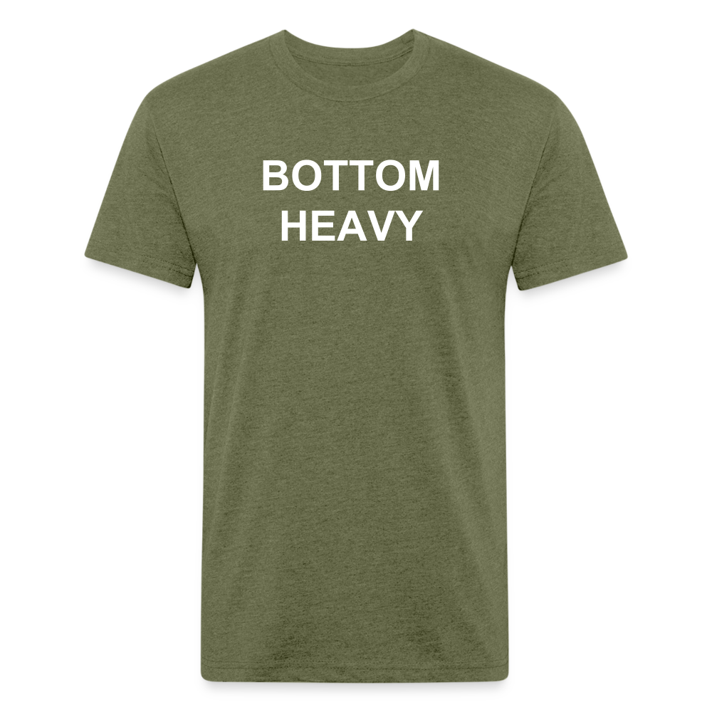 Fitted T-Shirt - heather military green