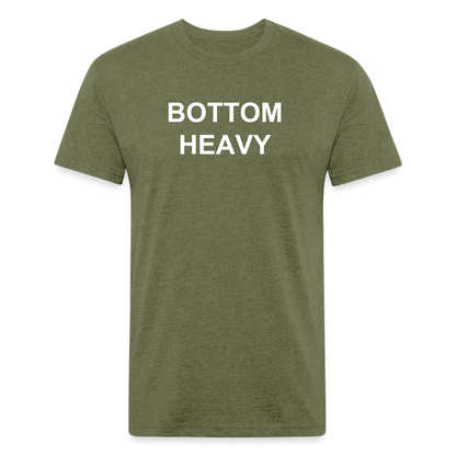 Fitted T-Shirt - heather military green