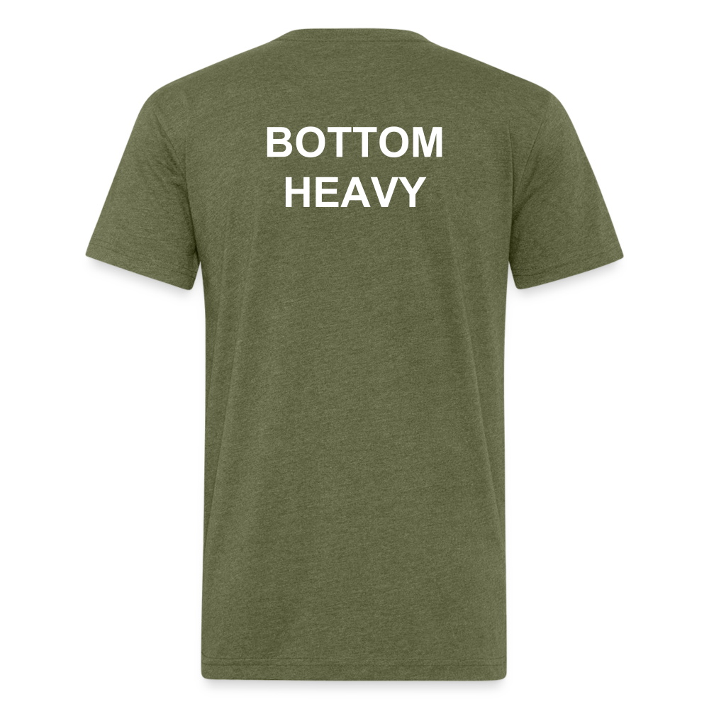 Fitted T-Shirt - heather military green