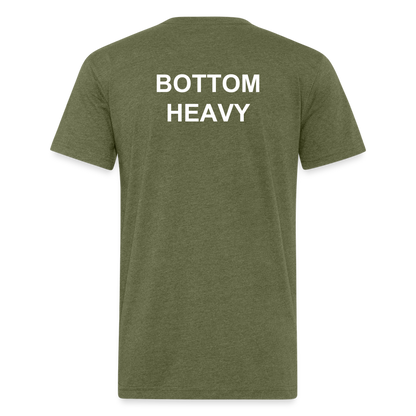 Fitted T-Shirt - heather military green