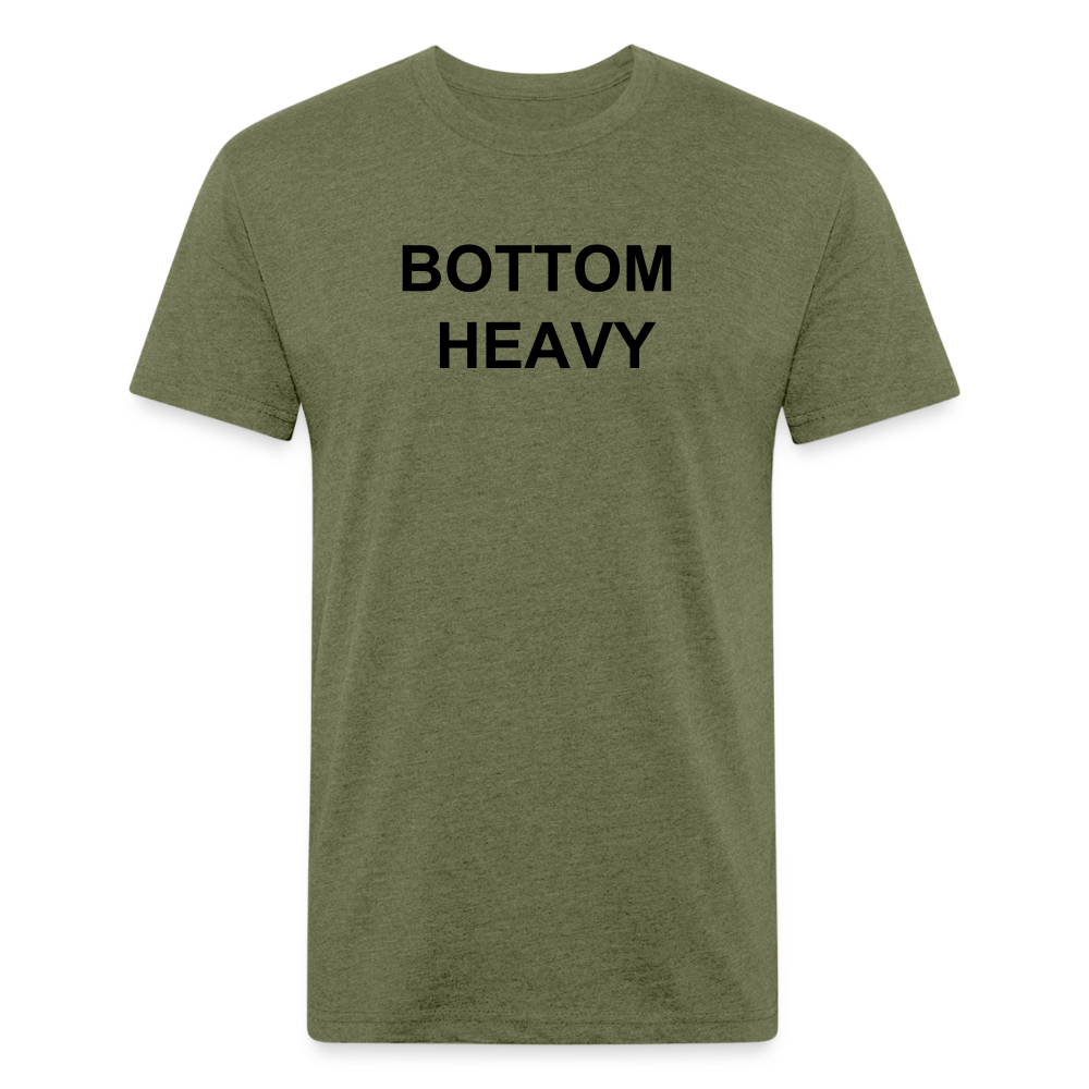 Fitted T-Shirt - heather military green