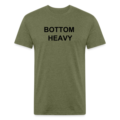 Fitted T-Shirt - heather military green