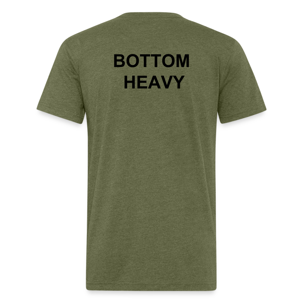 Fitted T-Shirt - heather military green